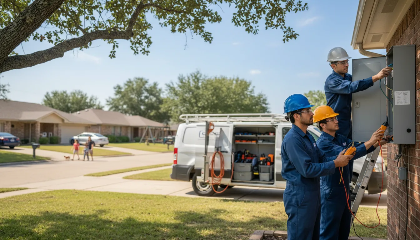 Certified electrician providing emergency electrical services in Crockett Mills, TN